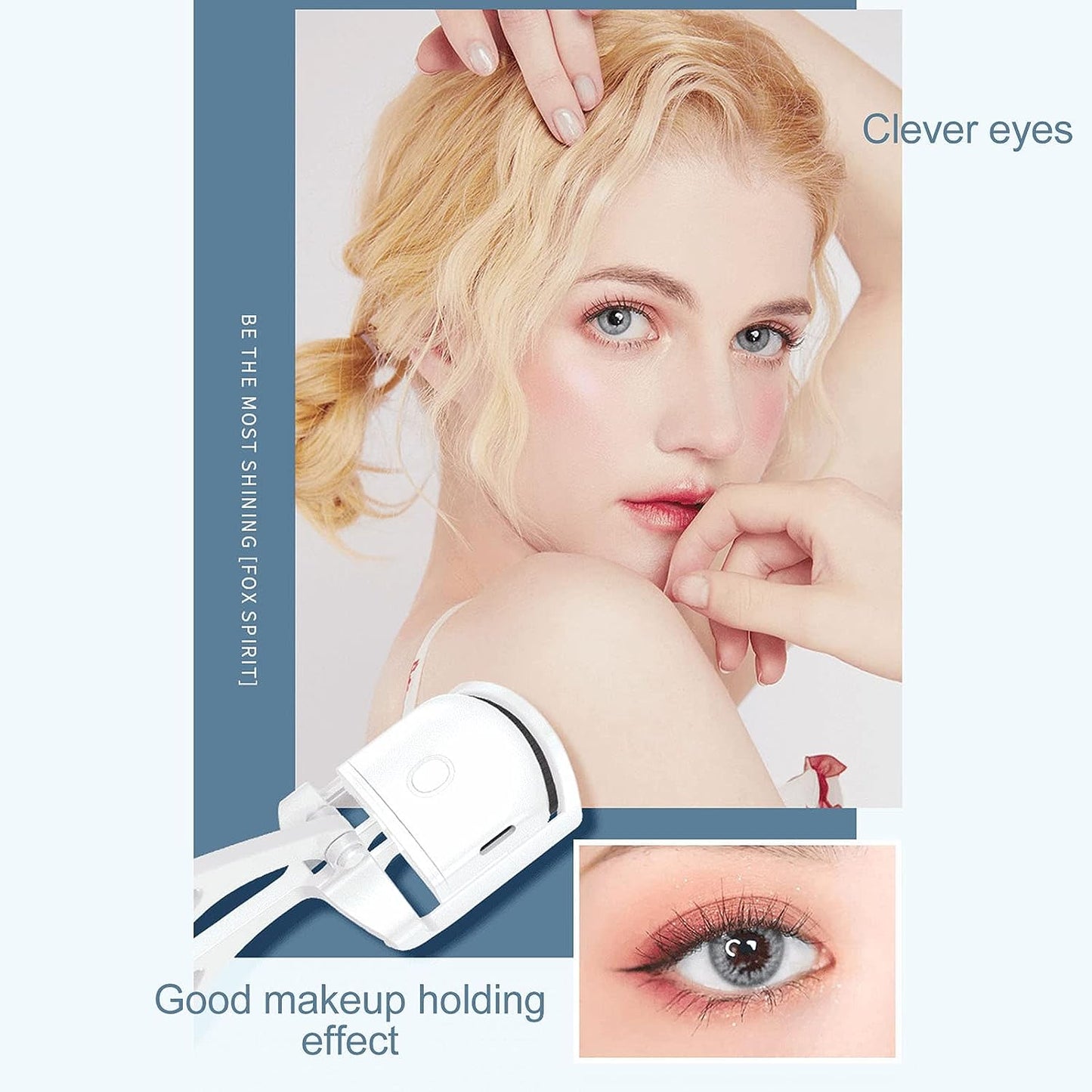 Heated Eyelash Curler for Long-Lasting Curls - Instant Lash Luxe